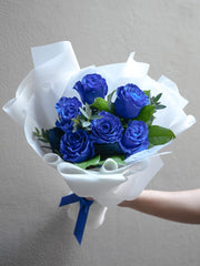 Blue Rose Bouquet