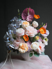 Vibrant Silk Flower Arrangement