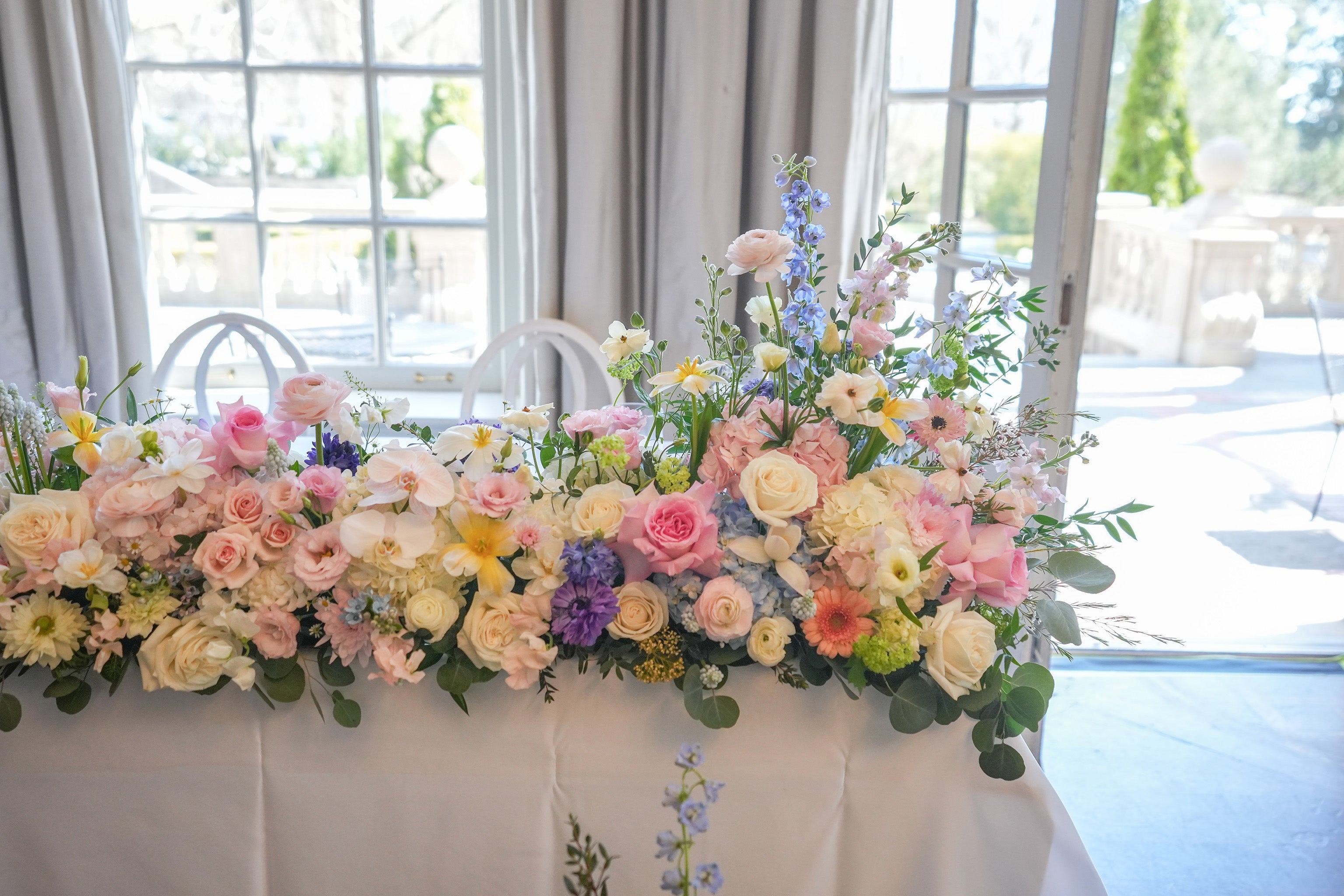 Petal Sweetheart Table Centerpiece