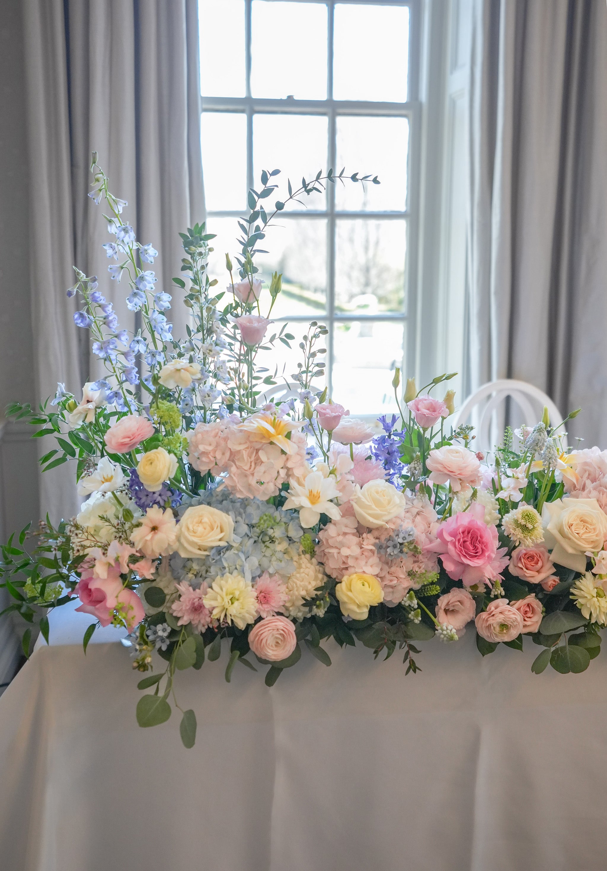 Petal Sweetheart Table Centerpiece