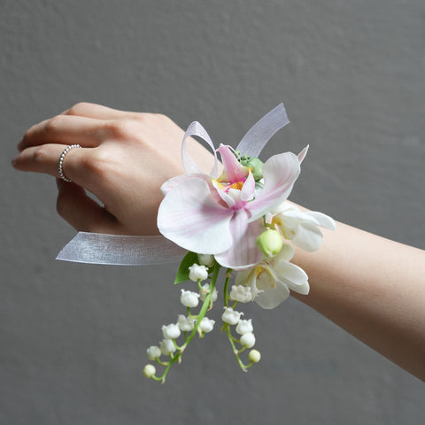 Blush Poetry Boutonniere & Corsage