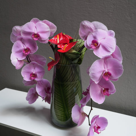 Pink Orchid Charm