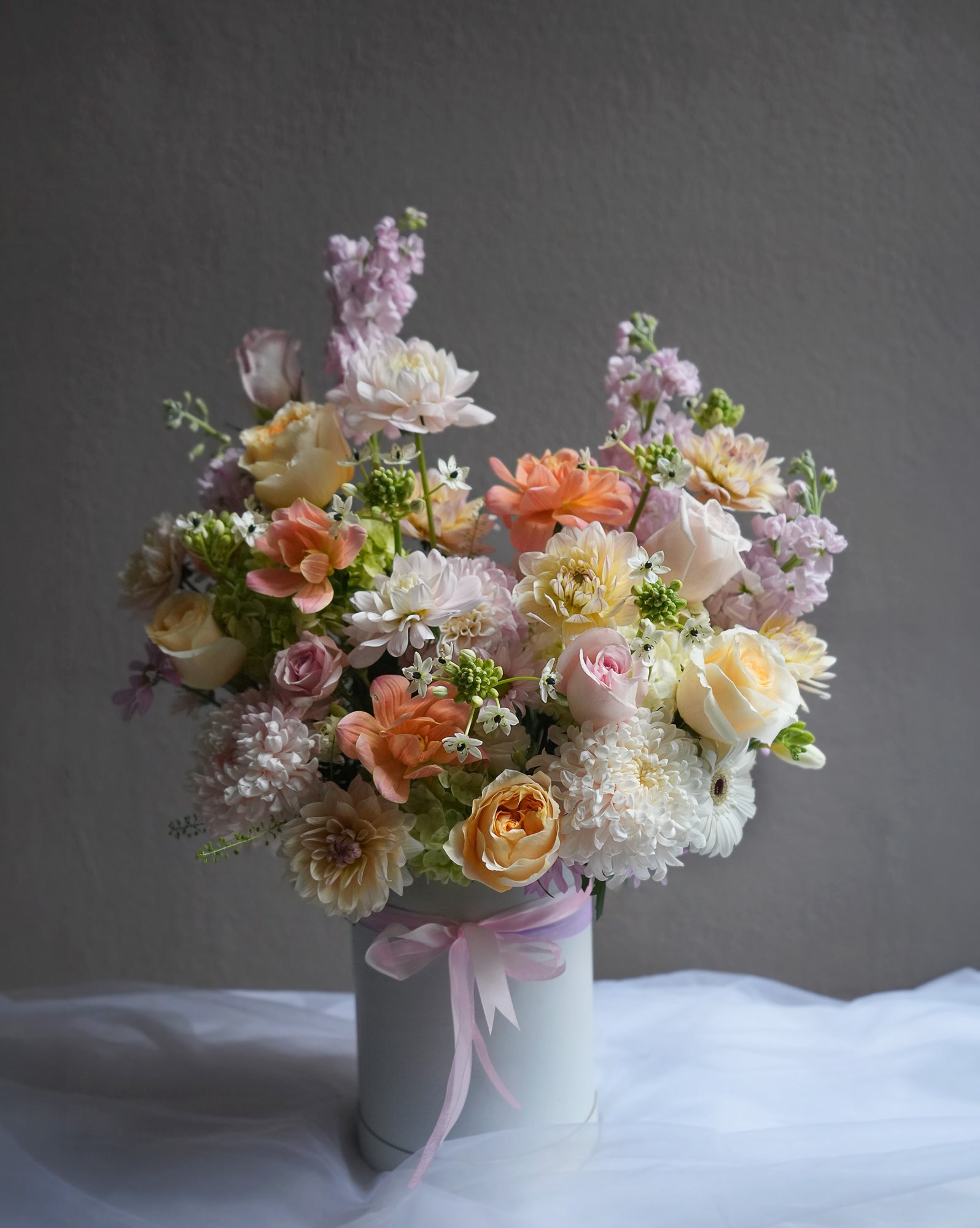 Romantic Bloom Round Box