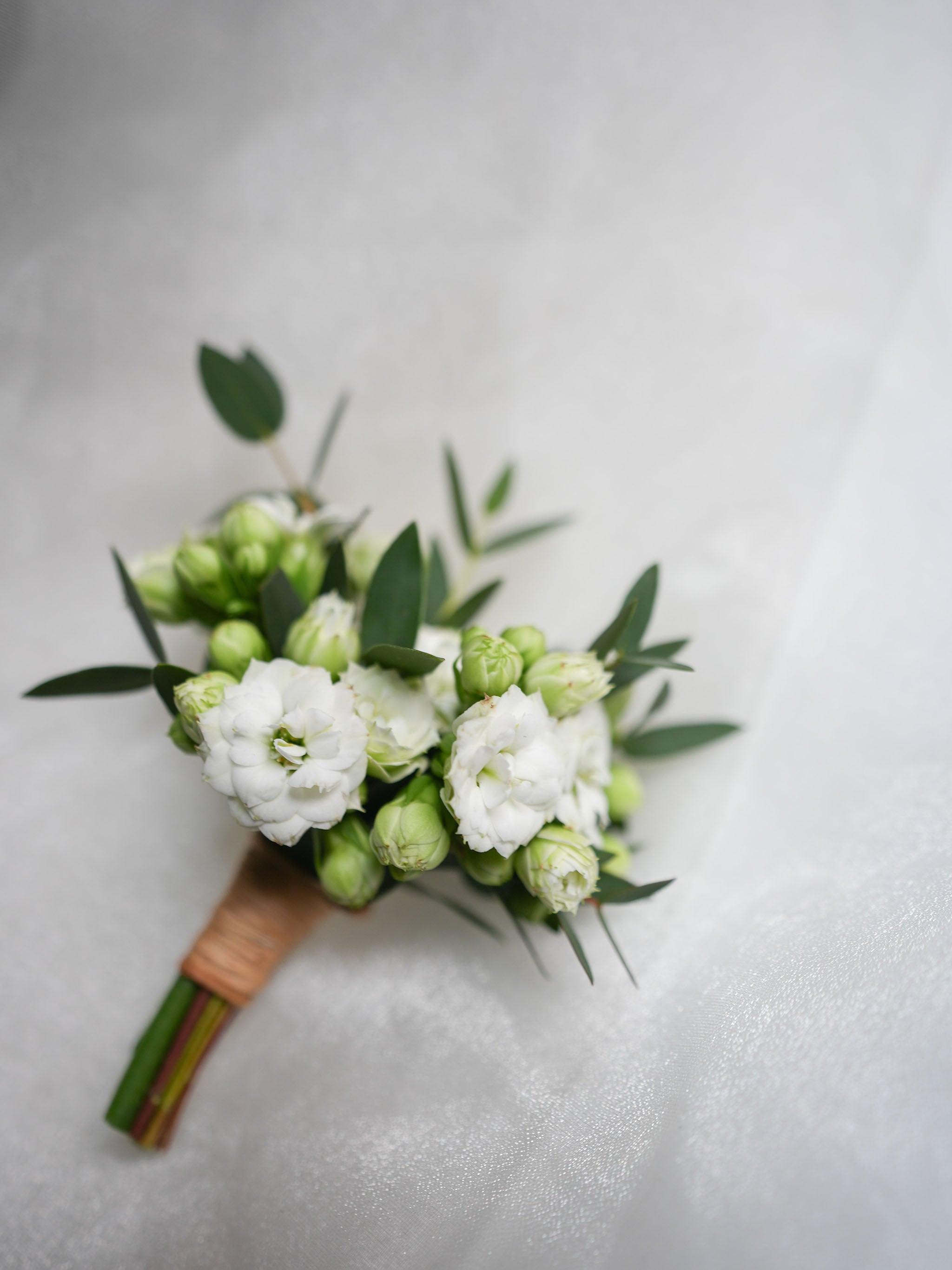Boutonniere - Green & Natural