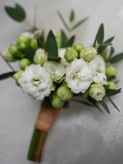 Boutonniere - Green & Natural