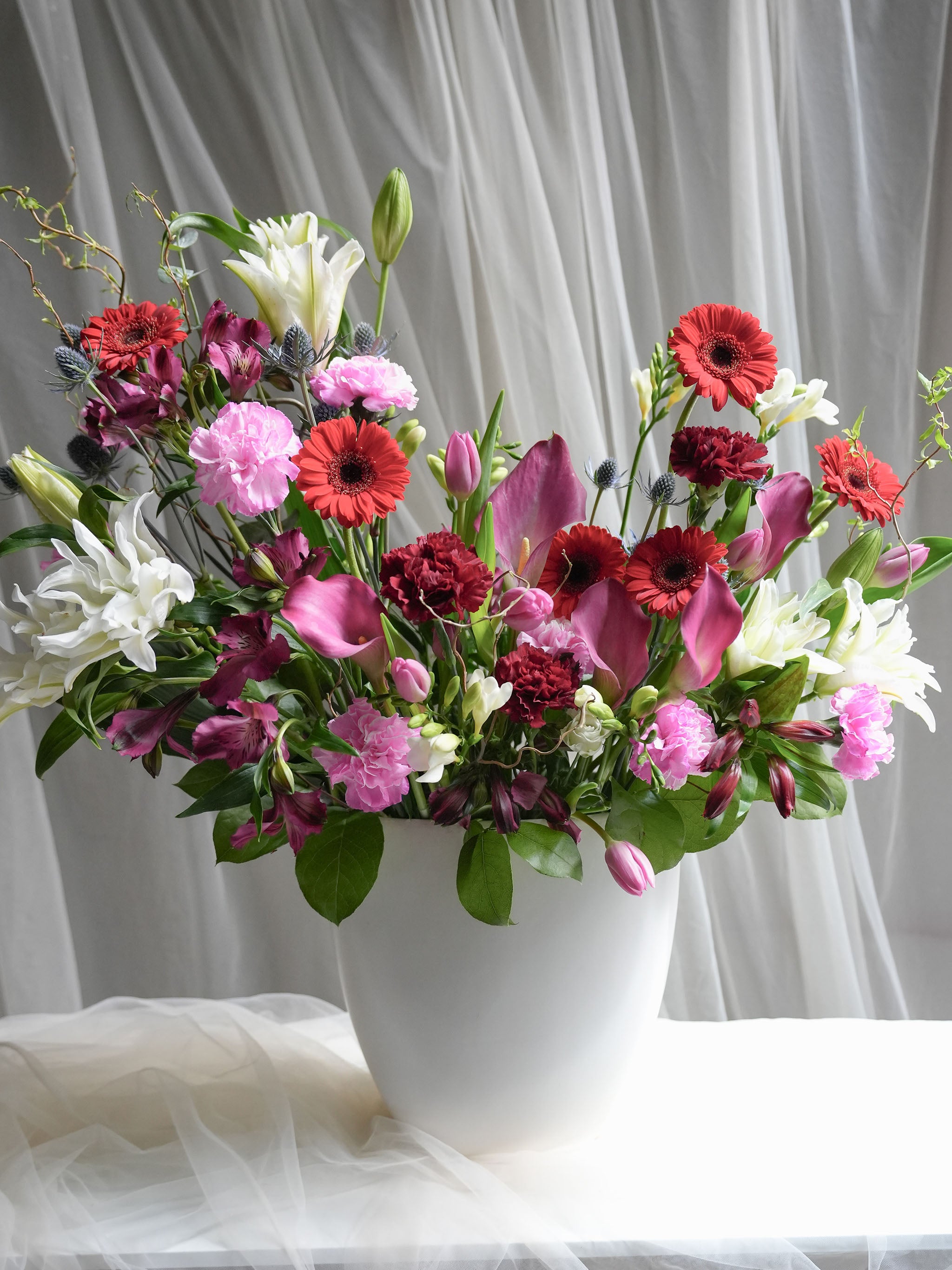 Pink Garden Centerpiece