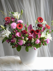 Pink Garden Centerpiece