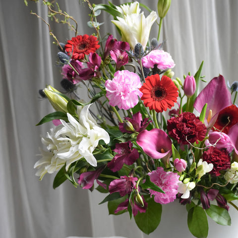 Pink Garden Centerpiece