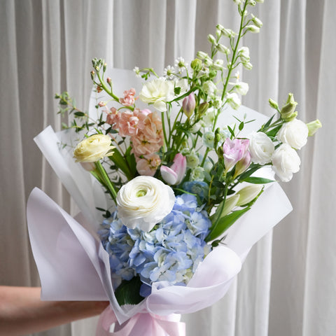 Blue White Spring