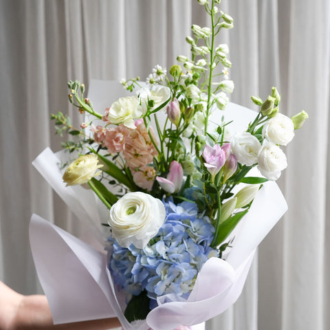 Blue White Spring
