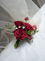 Red Rose Boutonniere & Corsage