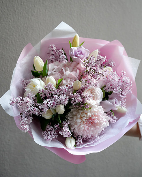 Velvet Lilac Bouquet
