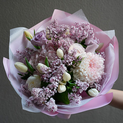Velvet Lilac Bouquet