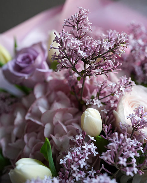 Velvet Lilac Bouquet