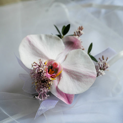 Pink Orchid Corsage