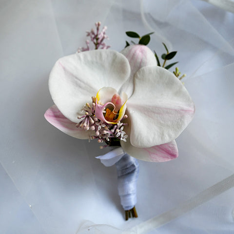 Pink Orchid Corsage
