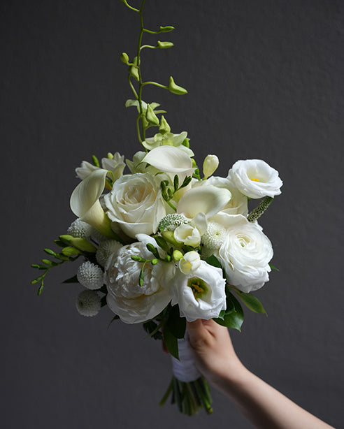 Blanc Round Bouquet