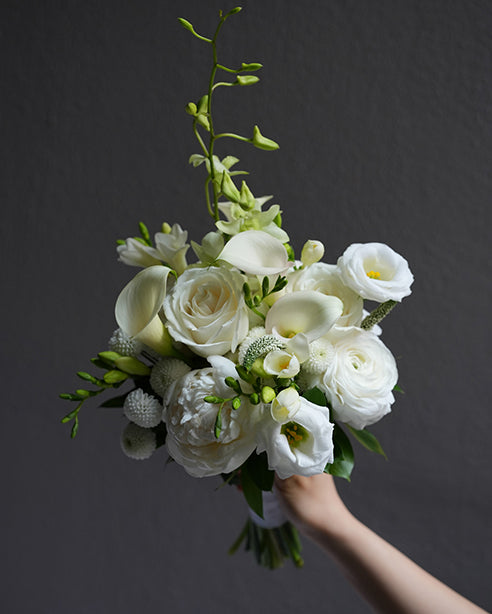 Blanc Round Bouquet