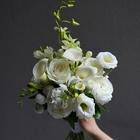Blanc Round Bouquet