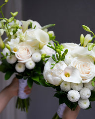 Blanc Posy Bouquet