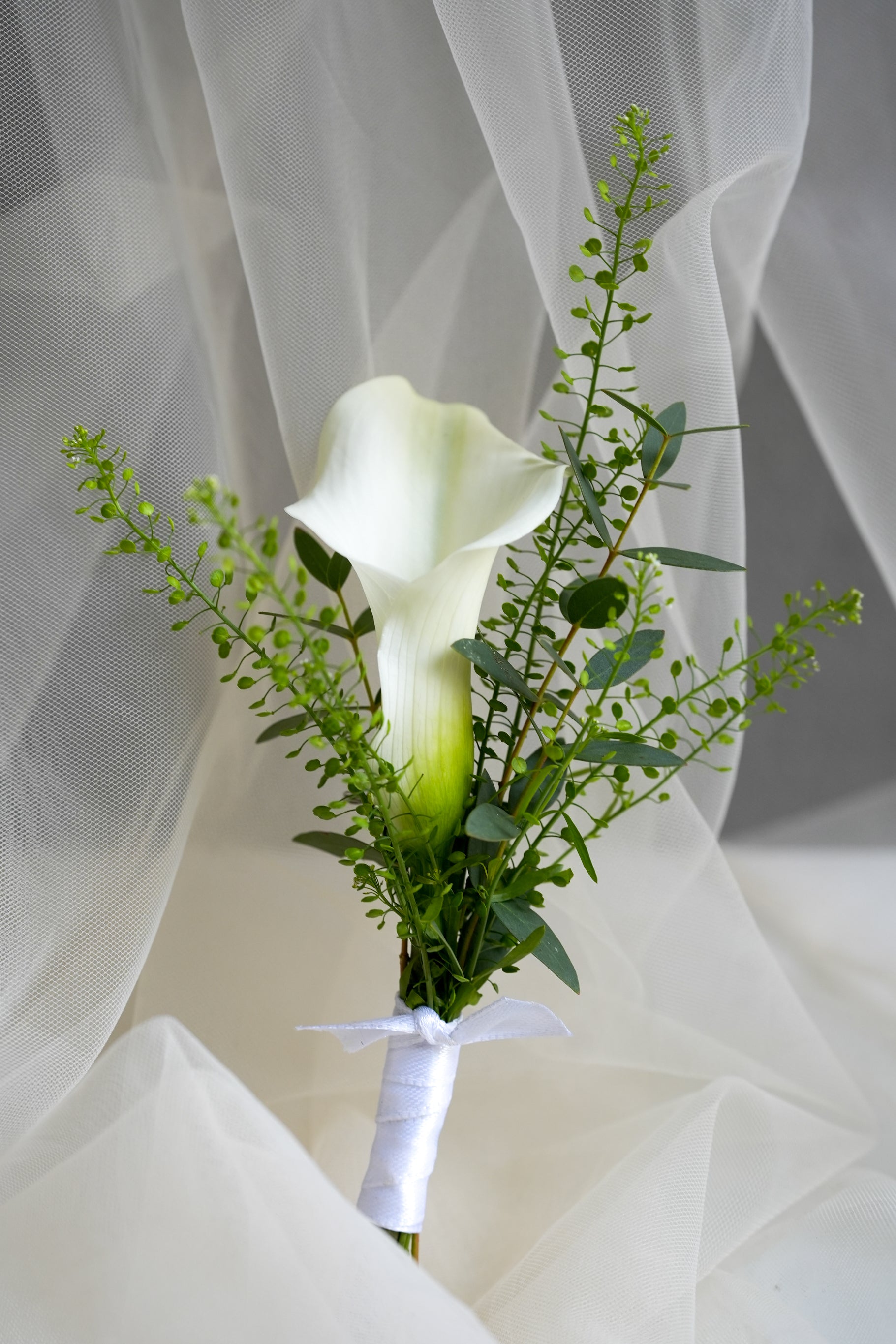 Calla Lily Boutonniere and Corsage