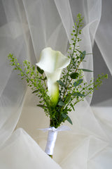 Calla Lily Boutonniere and Corsage