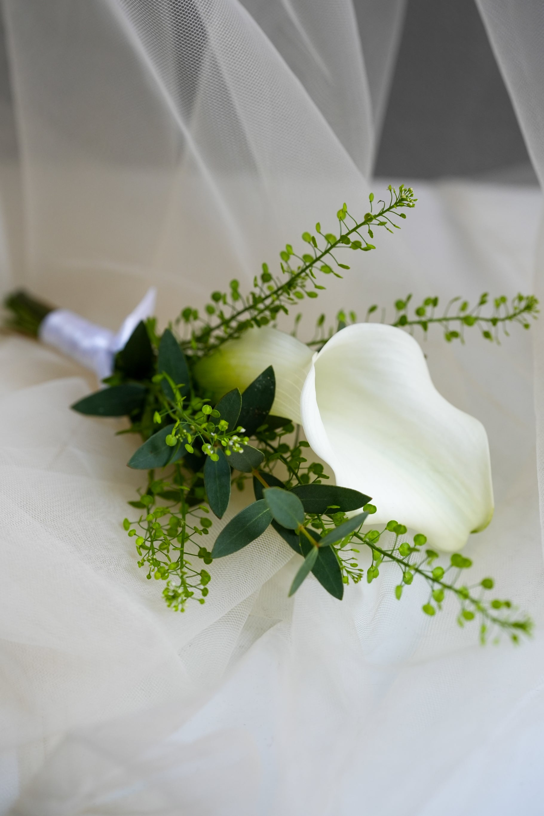 Calla Lily Boutonniere and Corsage