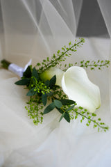 Calla Lily Boutonniere and Corsage
