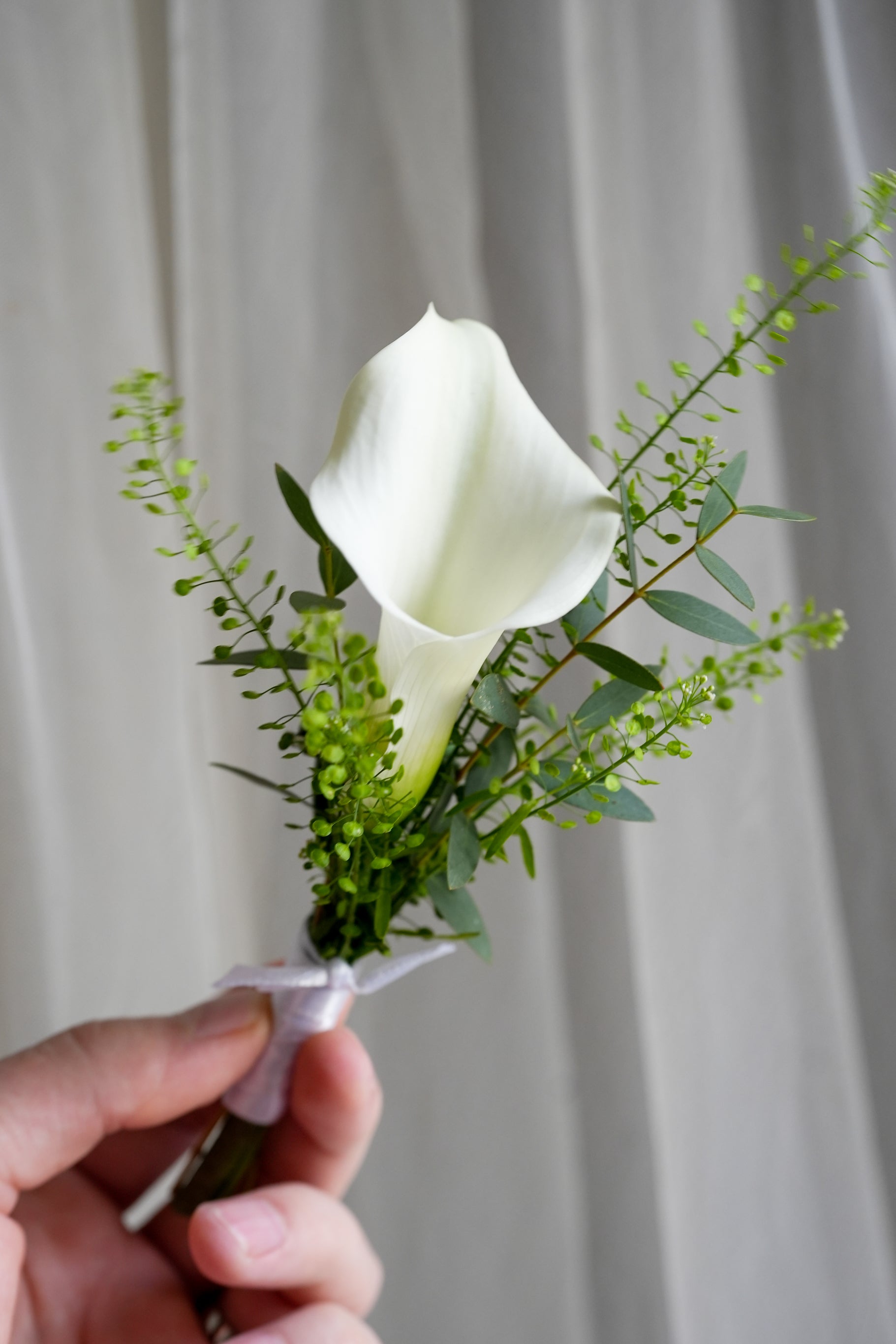 Calla Lily Boutonniere and Corsage