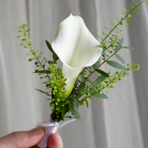 Calla Lily Boutonniere