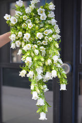 Campanula Cascading Bouquet
