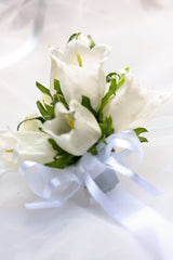 Campanula Boutonniere & Corsage