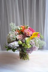 Amber Blooms Vase Arrangement