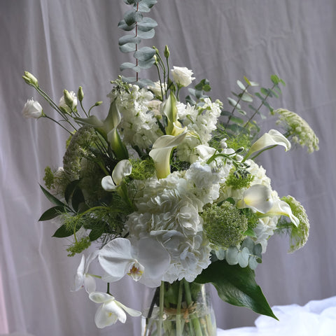 Verdant Ivory Vase