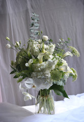 Verdant Ivory Vase