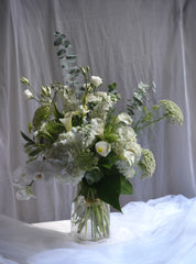 Verdant Ivory Vase