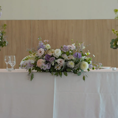 Lavender Poise Sweetheart Centerpiece