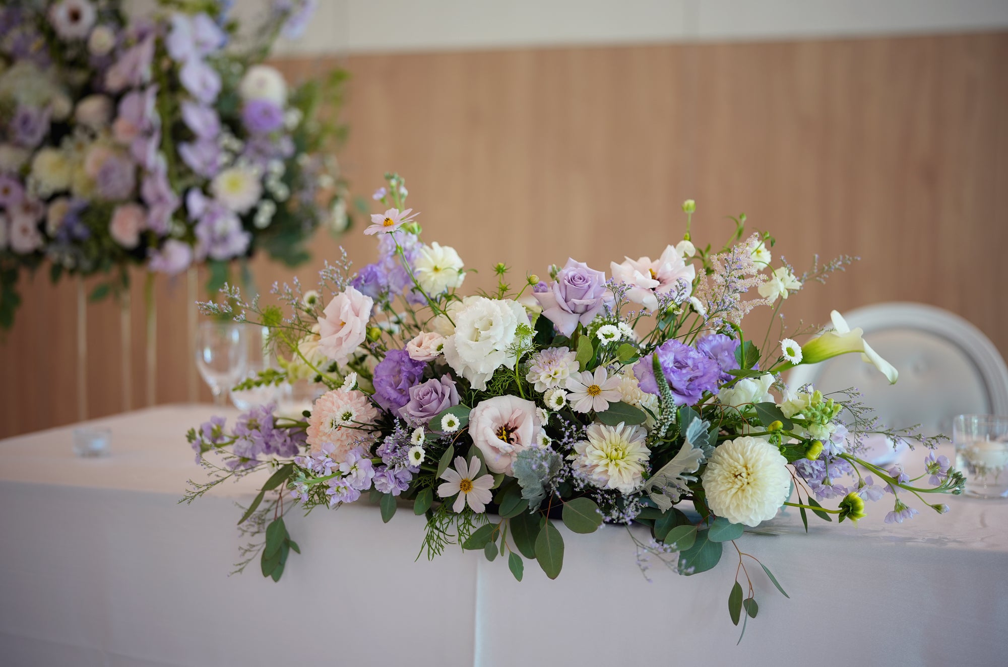 Lavender Poise Sweetheart Centerpiece