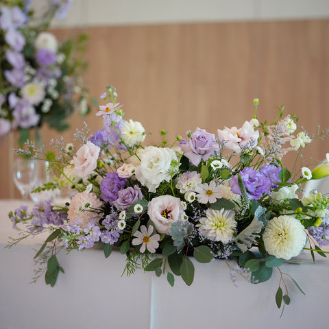 Lavender Poise Sweetheart Centerpiece