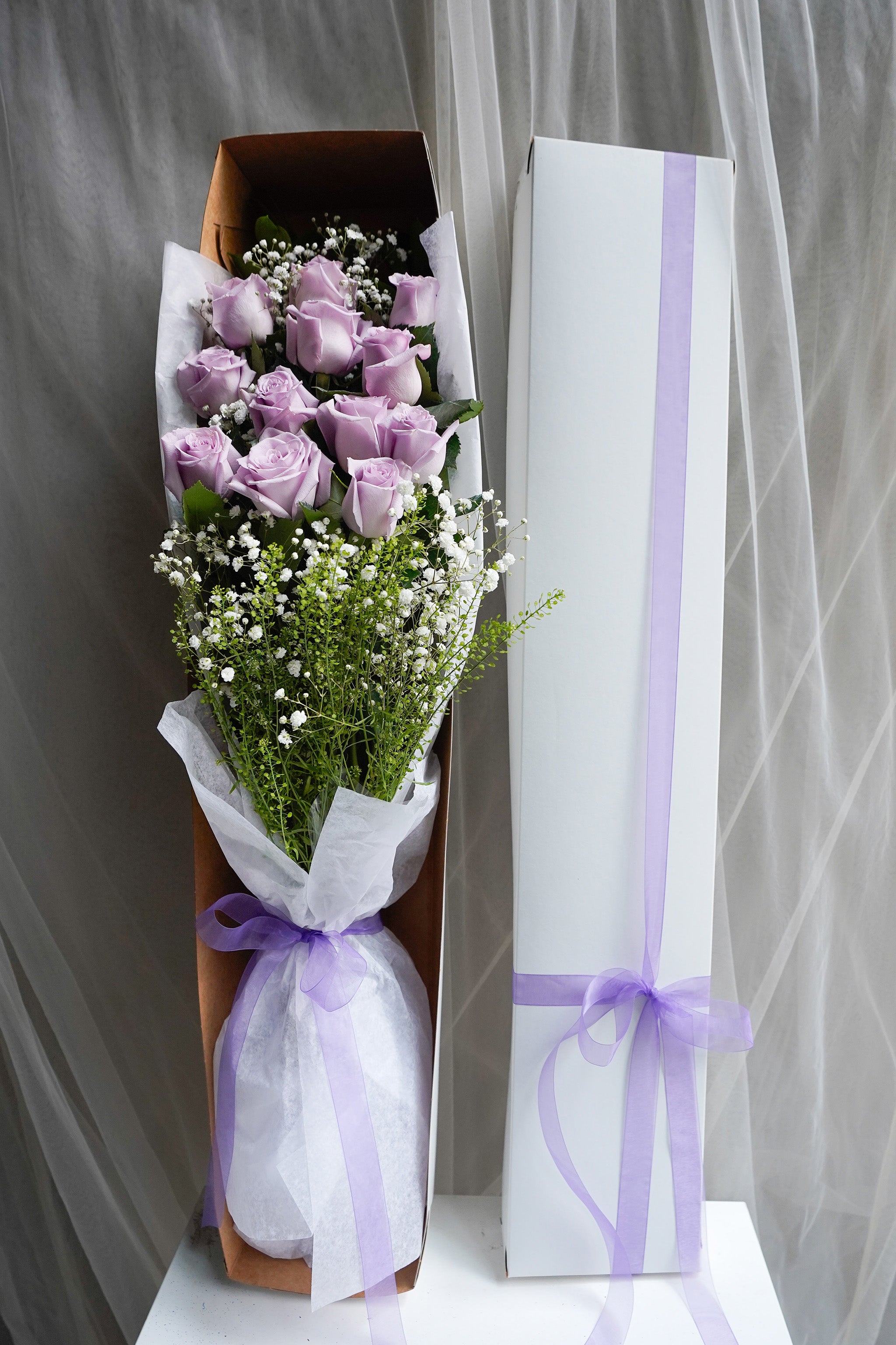 12 Lavender Rose Box