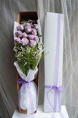 12 Lavender Rose Box