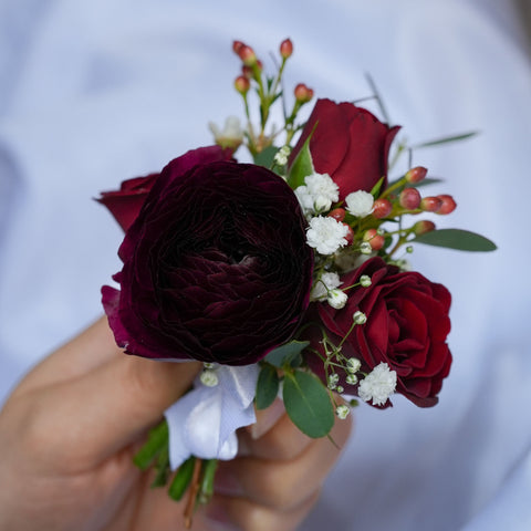 Elegant Harmony Corsage  & boutonniere