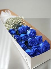 [VD] 12 Blue Rose Box