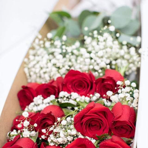 [VD] 12 Red Rose Box