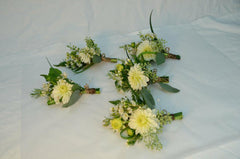 Dahlia White Boutonniere - Flower - Toronto Flower Gallery