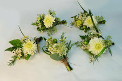 Dahlia White Boutonniere - Flower - Toronto Flower Gallery