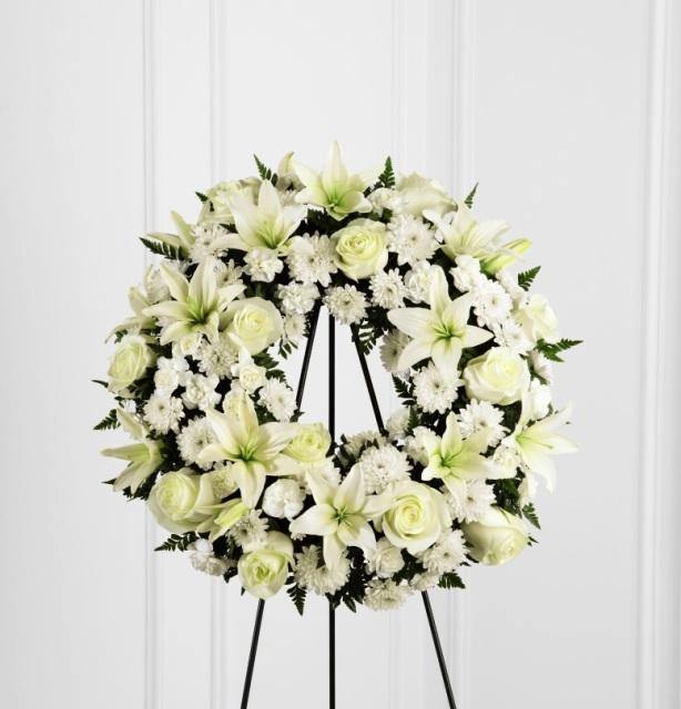 Treasured Tribute Wreath - Flower - Toronto Flower Gallery